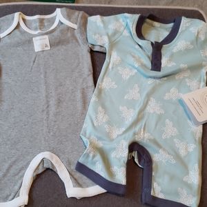 Burt's Bees organic cotton onesies